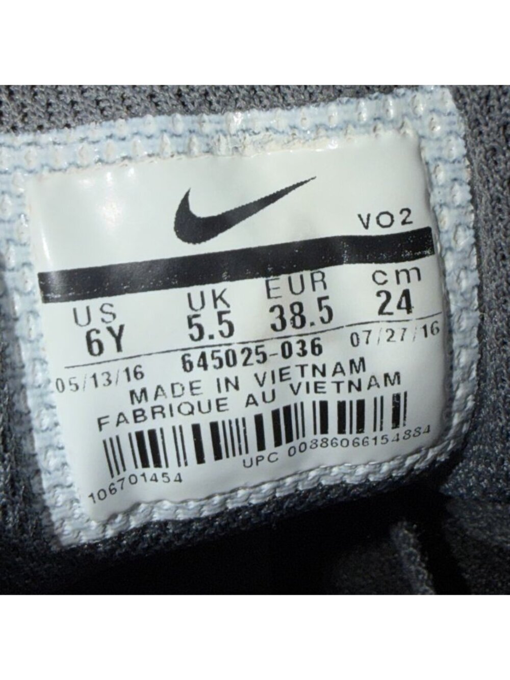 Nike SB Mogan Mid Kids Size 6Y Shoes Gray Blue Pink Sneakers 645025-036 - Picture 7 of 8